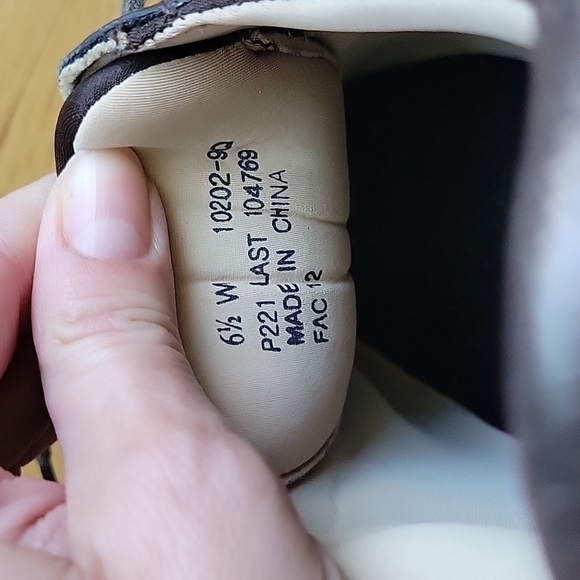 Drew Tulip Women’s Metallic Bronze Leather Comfort Shoes 6.5 W - Picture 6 of 7